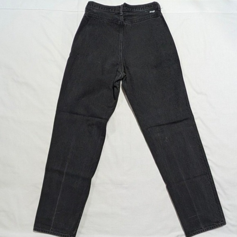 Vintage Wrangler Black High Waist Western V-Yoke Tapered Jeans Made in USA 15x36 - Picture 3 of 16